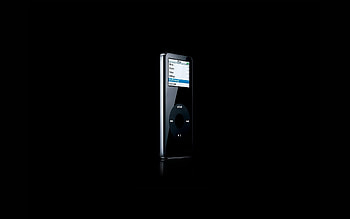 Black music iPod , Apple lighting player, Portable music device, Stylish gadget HD wallpaper