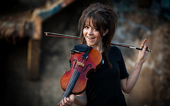 Smiling Lindsey Stirling, girls, music, lindsey-stirling, smiling HD wallpaper