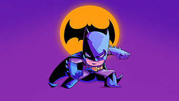 Chibbi Batman Minimal Art , batman, superheroes, minimalism, minimalist, artstation HD wallpaper