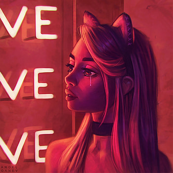 Art, Sadness, Girl, Face, Sorrow, Tear HD phone wallpaper
