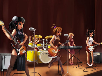Music, Anime, Girls HD wallpaper