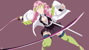 Mitsuri Kanroji, Mitsuri Kanroji, Anime, Demon Slayer: Kimetsu no Yaiba HD wallpaper