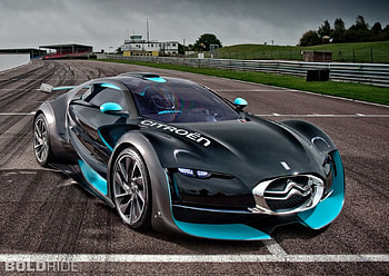 Citroen Survolt, grey, Blue, concept, citroen HD wallpaper