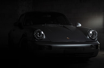 Porsche 911 Carrera, front, dark HD wallpaper