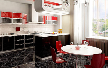 Kitchen, Interior, Miscellanea, Miscellaneous, Style, Furniture HD wallpaper