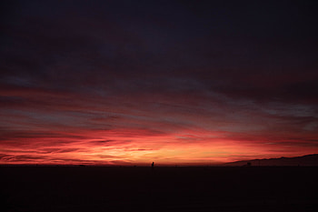 Sky, Twilight, Horizon, Dark, Silhouette, Dusk HD wallpaper