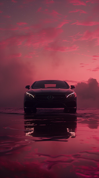 Midnight Elegance: Mercedes-Benz Reflection, vehicle, Mercedes-Benz, car, Mercedes HD phone wallpaper