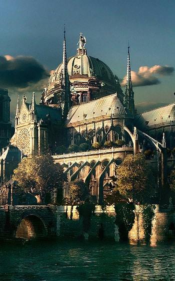 Notre-Dame Cathedral, Travels, Historic background, Mobile and tablet HD phone wallpaper