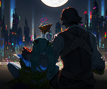 Falco & Rebecca, Rebecca (Cyberpunk: Edgerunners), Anime, Cyberpunk: Edgerunners HD wallpaper