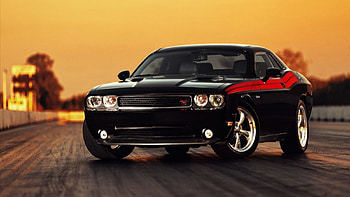 Dodge Challenger, dodge, black, challenger, car HD wallpaper