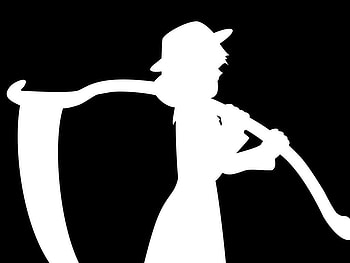 Elly, white, black, touhou, apple, bad HD wallpaper