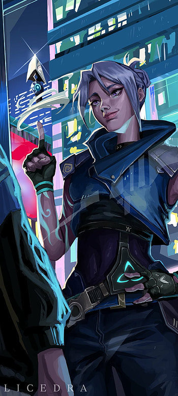 video game, Valorant, Jett (Valorant) HD phone wallpaper