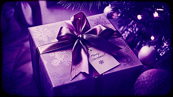 Christmas Gift — Festive Wrapped Elegance, Ribbon HD wallpaper