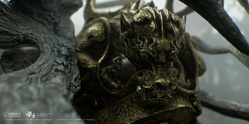 Black Myth: Wukong - Mystical Dragon Detail, video game, Black Myth: Wukong HD wallpaper