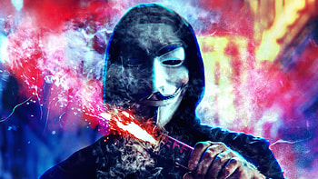 Anonymus With Bomb , anonymus, hoodie, mask, graphy HD wallpaper