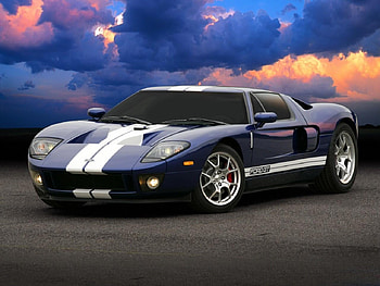 GT, blue, ford, car HD wallpaper