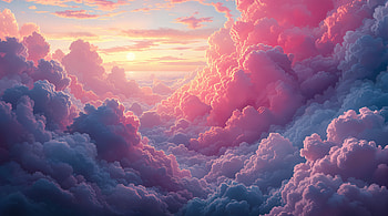 : Cotton Candy Clouds at Dawn, cloud, sky HD wallpaper