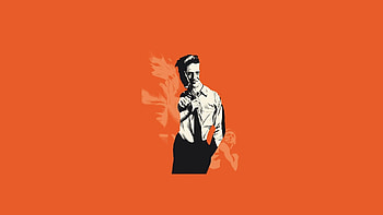 Fight Club orange movies, Unique color scheme, Intense action, Mind-bending plot HD wallpaper