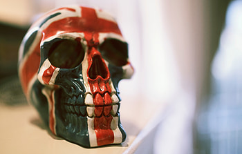 Great Britain, Miscellanea, Miscellaneous, Flag, Skull, United Kingdom HD wallpaper