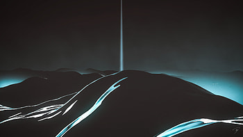 Cool Lava Mountain, artist, artwork, digital-art, behance HD wallpaper
