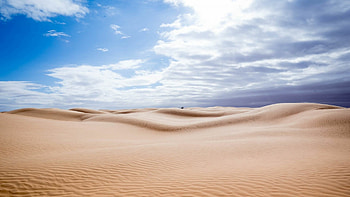 Sunny day desert, landscape , Majestic dunes, Nature's golden canvas HD wallpaper