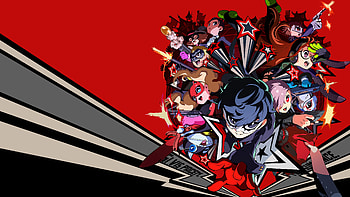 Persona 5 Tactica, Morgana (Persona), Ann Takamaki, Makoto Niijima, Ryuji Sakamoto HD wallpaper