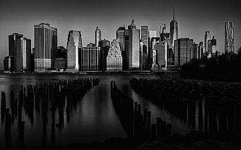 New York Black and White, Urban graphy, Black and white cityscape HD wallpaper
