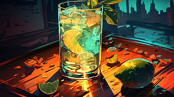 Mojito Cocktail - Refreshing Drink Background, mojito, food, cocktail HD wallpaper