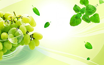 Grapes, fruits, food, bring colors HD wallpaper