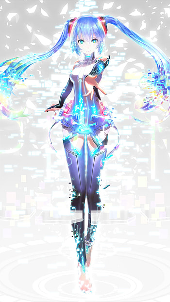 Data, Hatsune Miku, Anime, Vocaloid HD phone wallpaper
