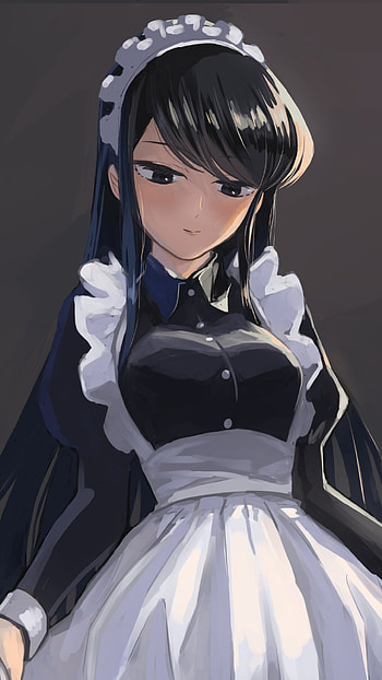 maid, Komi Shouko, Anime, Komi Can't Communicate HD phone wallpaper