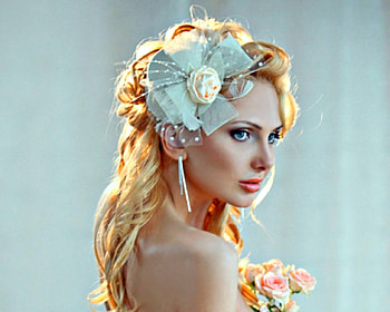 Beautiful woman, face, model, blond, woman HD wallpaper
