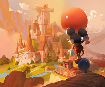 Cinematic Disney: Mickey's Castle Horizon — Movie, movie, Disney HD wallpaper