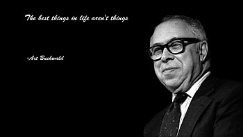 Art Buchwald Quote, life, art, inspirational, best, quote, buchwald, things HD wallpaper