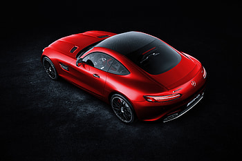 Red Mercedes Benz Amg GT , mercedes-amg-gtr, mercedes, cars, behance HD wallpaper