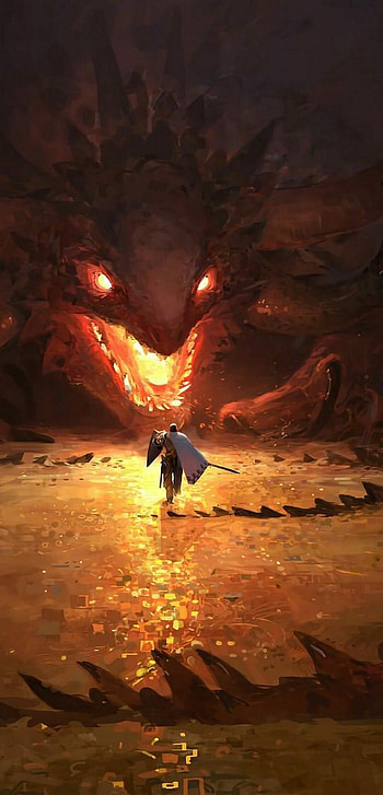 Dragon knight, Fantasy, Android HD phone wallpaper