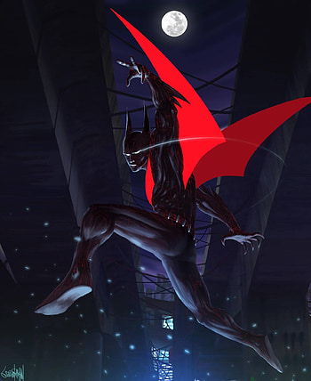 Batman Beyond, artwork HD phone wallpaper