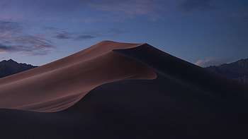 Macos Mojave Evening Mode Stock, macos-mojave, macbook-pro, apple, computer, original, evening, dunes, stock HD wallpaper