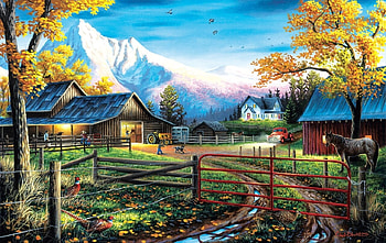 country and mountains, natur, farms, mountains, country HD wallpaper