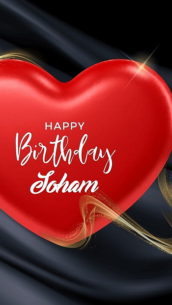 S Name, Soham, Heart, sai, happy birtay HD phone wallpaper
