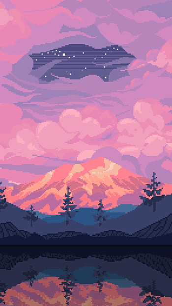 Pink Pixel, Kawaii Pixel Art HD phone wallpaper
