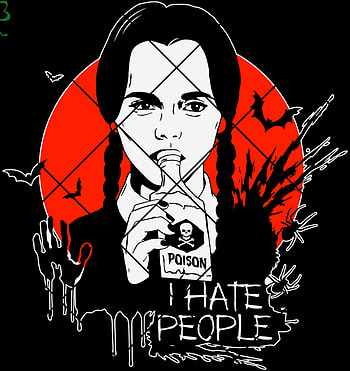 Wednesday Addams, Movies, I Hate People, Adams Family HD phone wallpaper