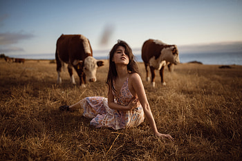 Girl Field Outdoor Nature , girls, model, field, outdoor HD wallpaper