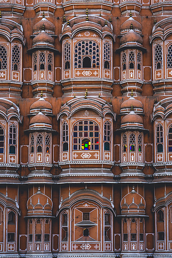 Architecture, Building, Miscellanea, Miscellaneous, Facade, India, Jaipur, Hawa-Mahal, Hawa Mahal HD phone wallpaper