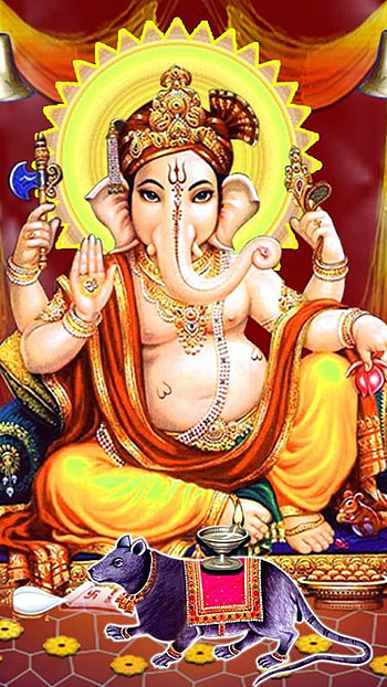 Ganesh God , Mushak, Lord Ganesh HD phone wallpaper