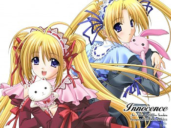 Cute Twins, twins, cute, anime, stuff animal HD wallpaper