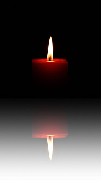 Candle, Candle Shadow, dark background HD phone wallpaper