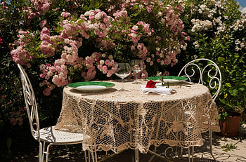 Restaurant, table, dining, hotel HD wallpaper