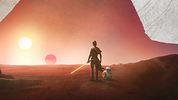 Rey Kylo Ren Star Wars, star-wars, rey, kylo-ren, movies, artist, artwork, digital-art, artstation HD wallpaper