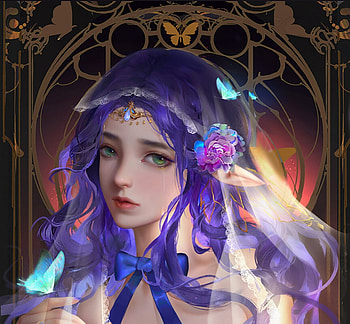 Sad beauty, blue, frumusete, tears, gorgeous, girl, hand, lightwing academy, jewel, sad, superb, starlab, face, luminos HD wallpaper
